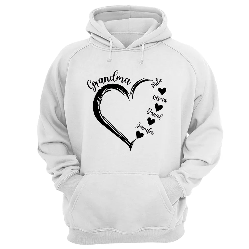 Grandma and Grandkids Hearts, Best Gift Birthday, New Mom Gift Shirt