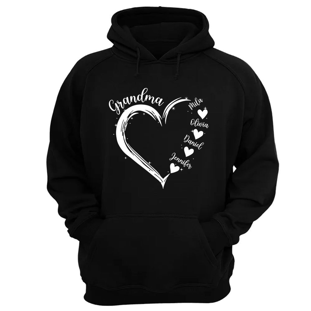 Grandma and Grandkids Hearts, Best Gift Birthday, New Mom Gift Shirt