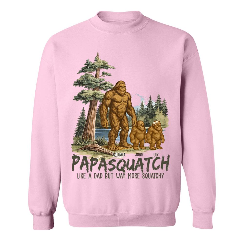 Custom Papasquatch, Like A Grandpa, Just Way More Squatchy Vintage Shirt Nh00