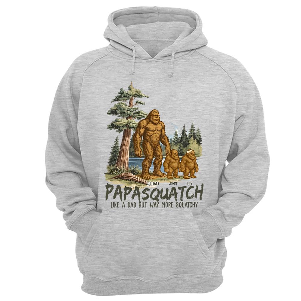Custom Papasquatch, Like A Grandpa, Just Way More Squatchy Vintage Shirt Nh00