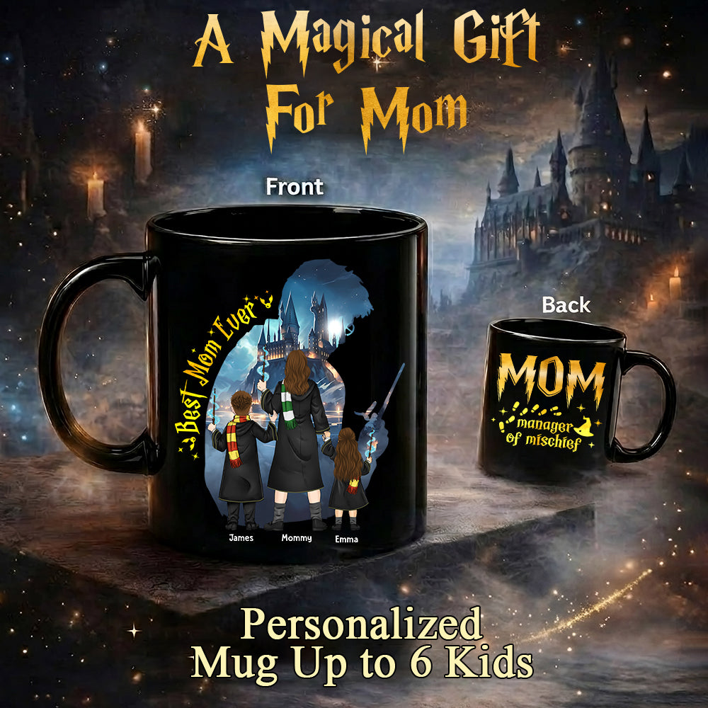 Custom Manager Of Mischief Mom Mug, Best Mom Ever Mug, Magical Mom Mug, Mama Mug, Fantastic Mama Mug, Mother's Day Gift For Mom(NV01)