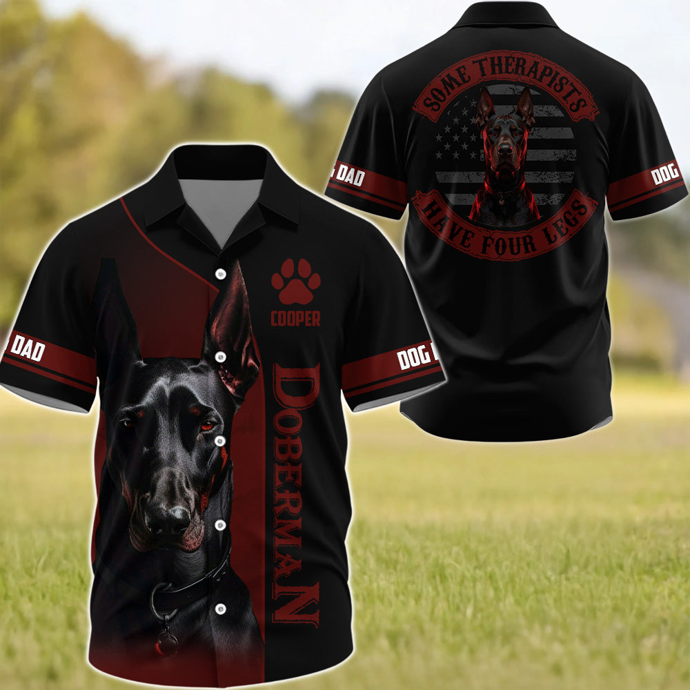 Some Therapists Have Four Legs, Personalized Shirt, Gift For Dog Lovers T1807