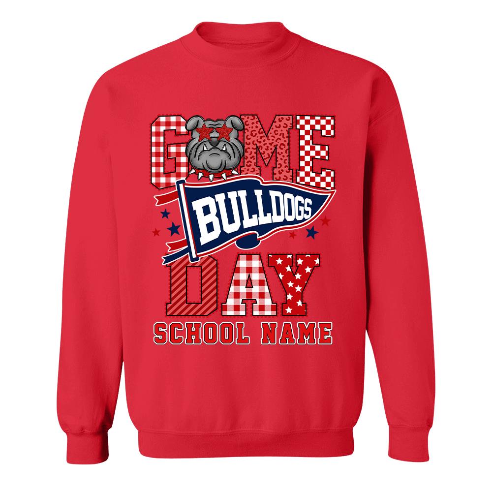 Custom School Mascot Game Day Shirt , School Spirit L0411 Hv01