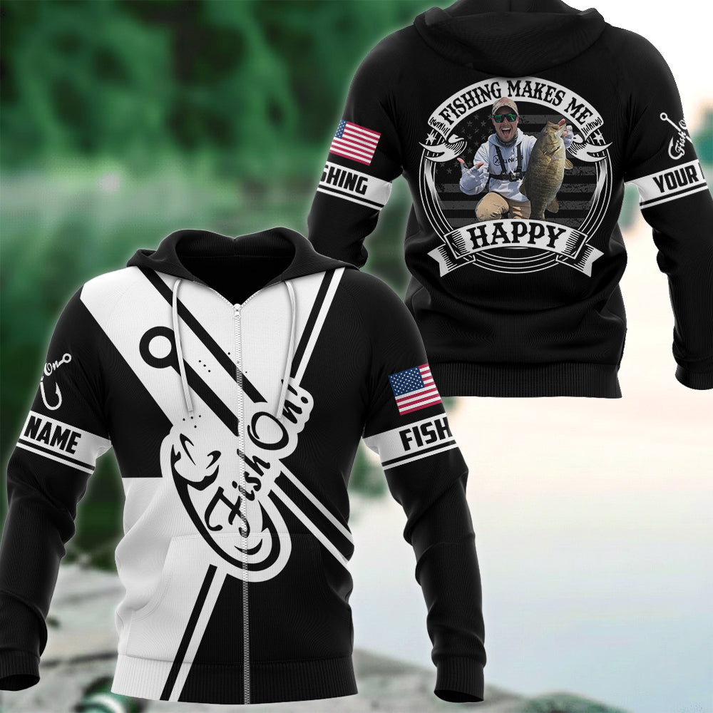 Just One More Cast I Promise, Personalized Fishing Shirt, Gift For Fishing Lovers T1807 Hv01