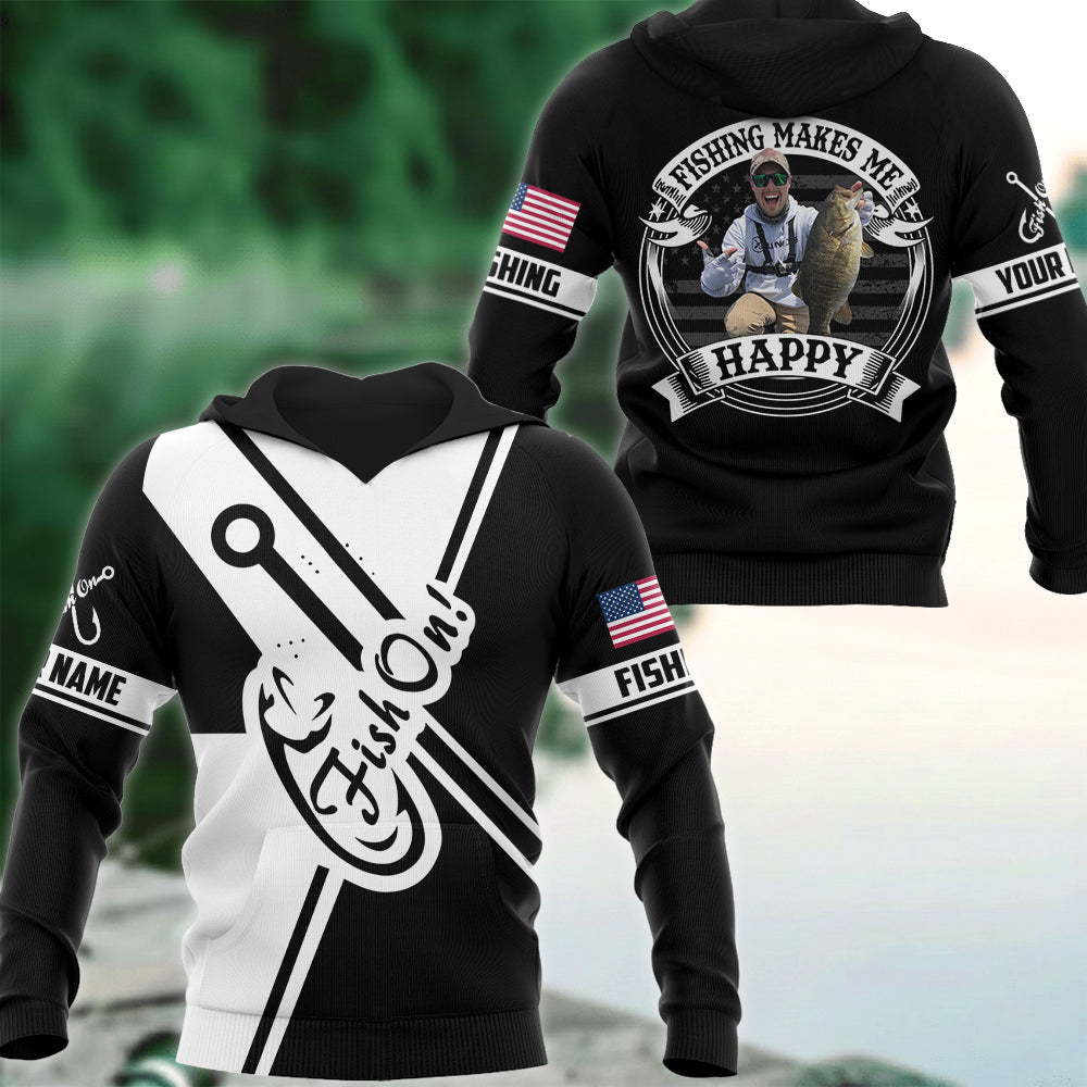 Just One More Cast I Promise, Personalized Fishing Shirt, Gift For Fishing Lovers T1807 Hv01