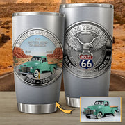 Celebrate 100 Years of Road Route 66 Tumbler - Custom Pickup Truck's Photo Tumbler A2110