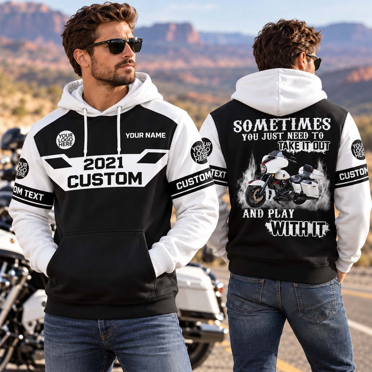 Take It Out & Play - Personalized Motorcycle Photo All Over Print Shirts - Gift For Bikers A2110 Pt99 KL07