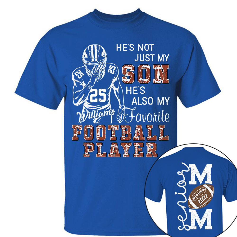 Custom Senior Football Mom 2027 Shirt, Sports Mom Gift L0411 Hv01
