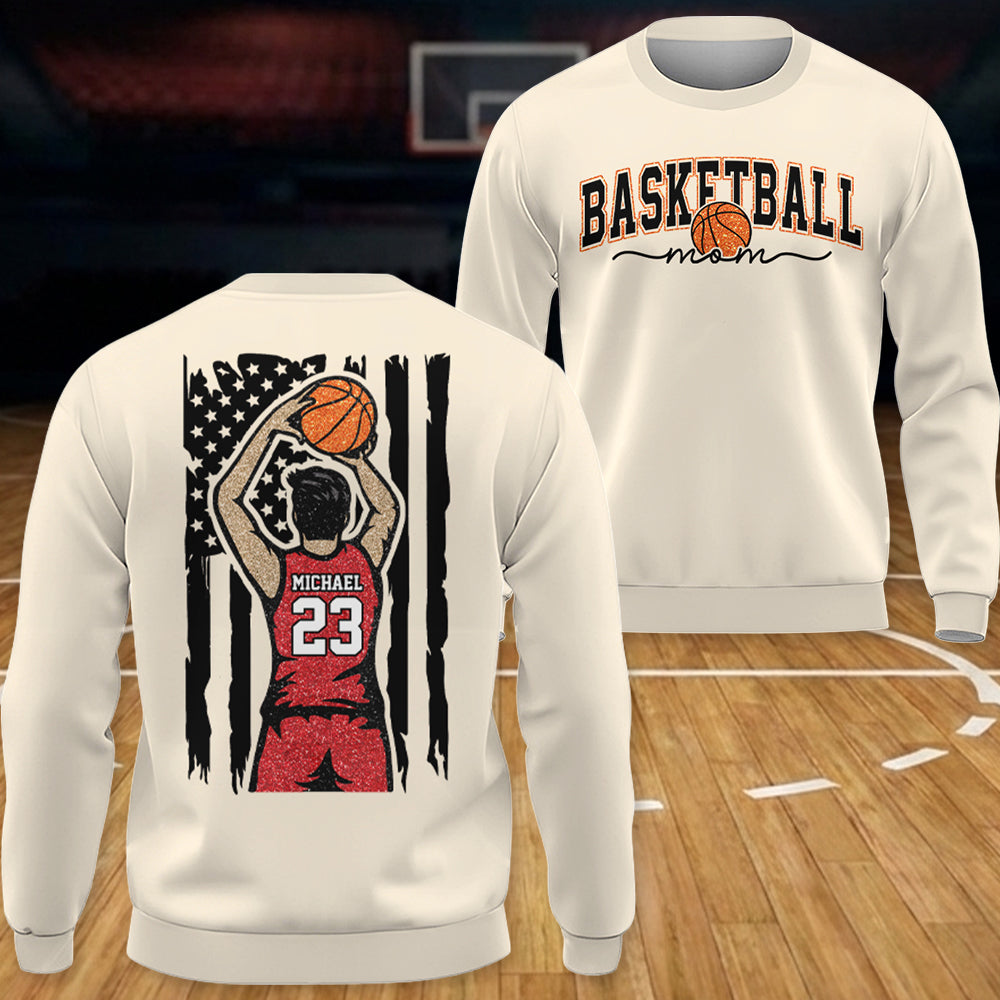 Basketball Mom - I'll Always Be Your Biggest Fan Personalized Shirt For Basketball Family NA04 Hv01