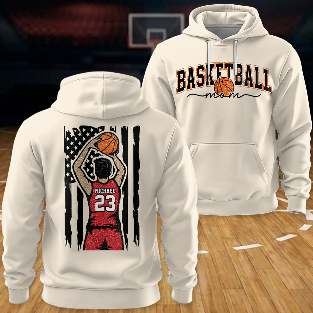 Basketball Mom - I'll Always Be Your Biggest Fan Personalized Shirt For Basketball Family NA04 Hv01