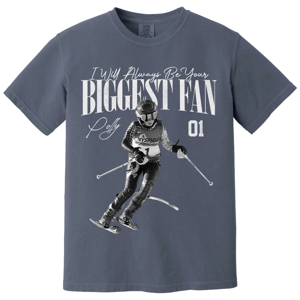 I'll Always Be Your Biggest Fan - Washed Tee Retro Bootleg Shirt For Skiing A2110 Tu24
