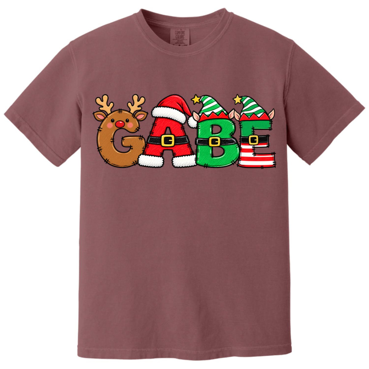 Christmas Name Shirt Monogram Matching Family Tee Christmas 2026 T-Shirt Holiday Custom Family Christmas T-Shirt Xmas Tee With Name Hv01
