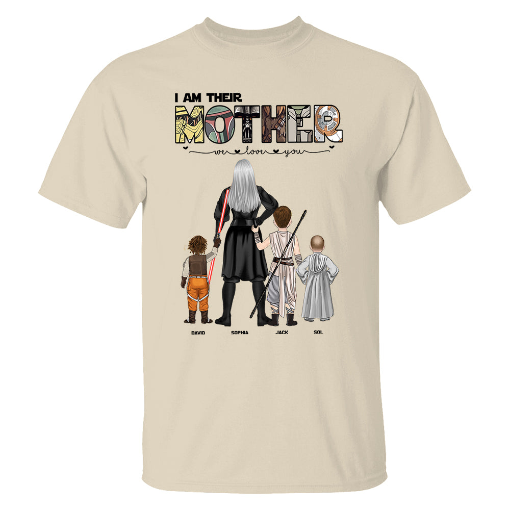 I Am Their Mother, Personalized Shirt For Mom T1807 pt99