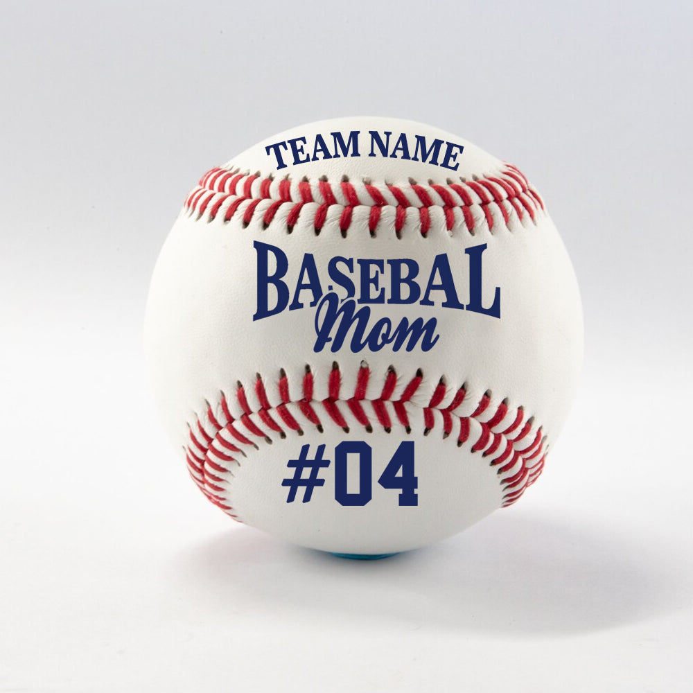 Personalized Baseball Gifts, Custom Baseball Back To School Gift, Photo Baseball Gift For Mom, Baseball Team Fan Gift,Printed Baseball Gift MT2