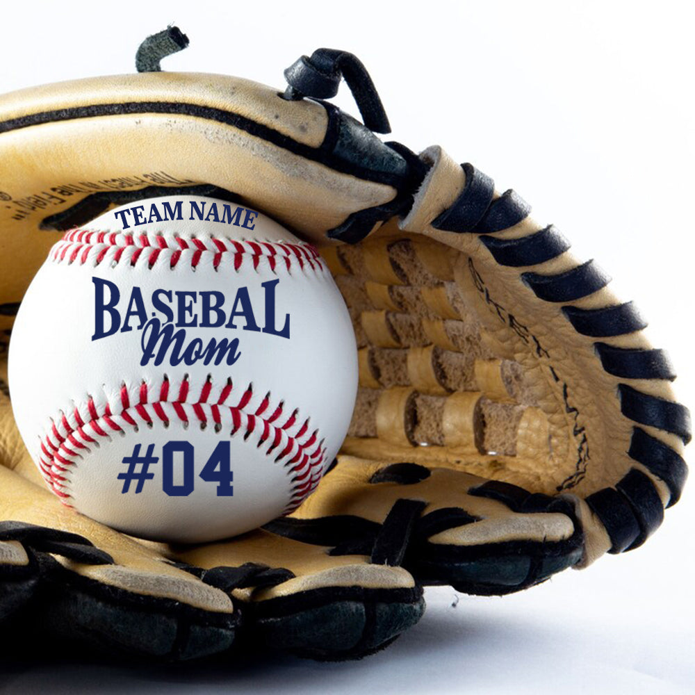 Personalized Baseball Gifts, Custom Baseball Back To School Gift, Photo Baseball Gift For Mom, Baseball Team Fan Gift,Printed Baseball Gift MT2
