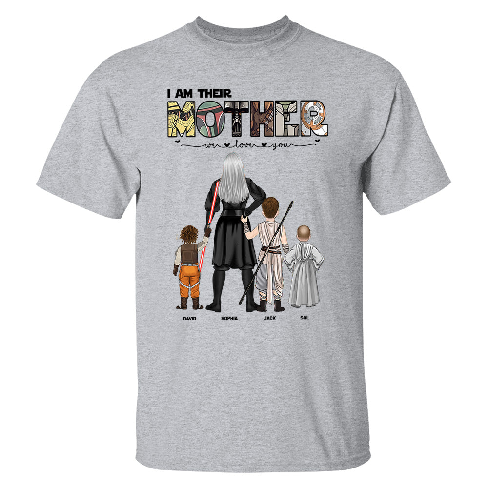 I Am Their Mother, Personalized Shirt For Mom T1807 pt99