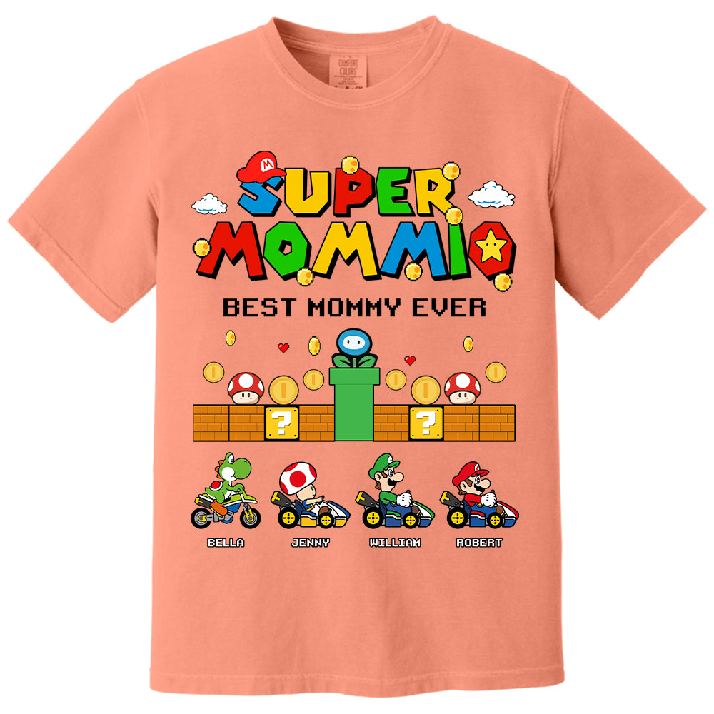 Customized Super Mummio Retro Gaming, Mario Character Shirt, Mother's Day Gift L0411 Li29