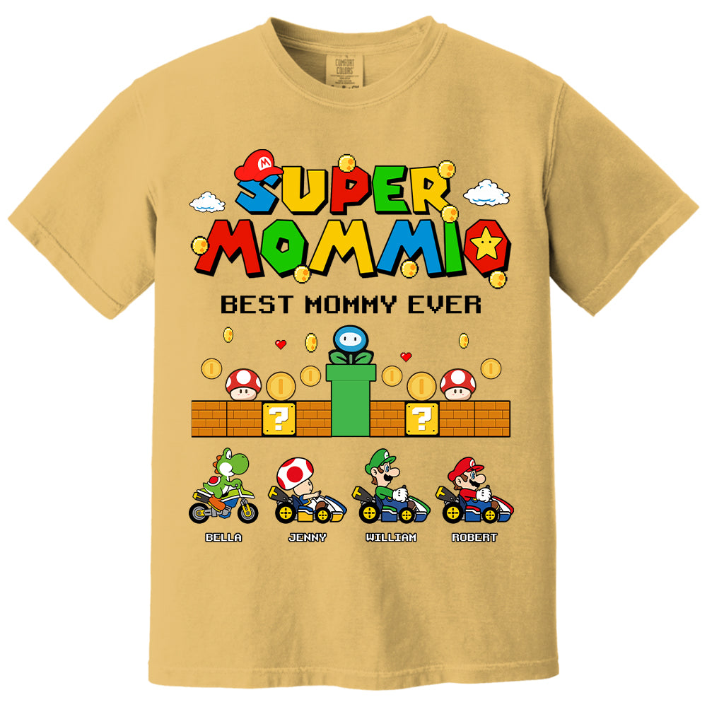 Customized Super Mummio Retro Gaming, Mario Character Shirt, Mother's Day Gift L0411 Li29