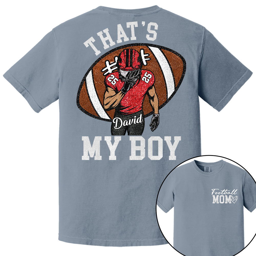 Personalized Football Mom Football Grandma Shirt Those Are My Kids Shirt Gift For Sport Family T1807 T24