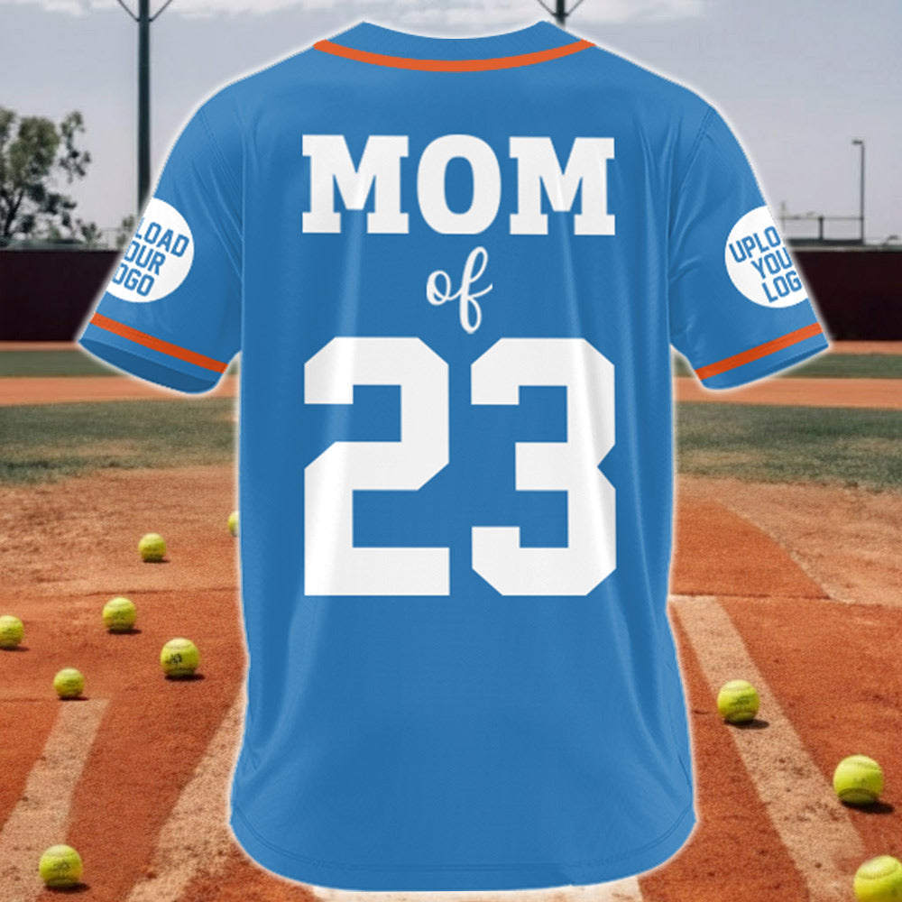 Custom Photo Softball Game Day - Personalized Softball Baseball Jersey - Gift for Softball Family, Softball Lovers A2110 Li29