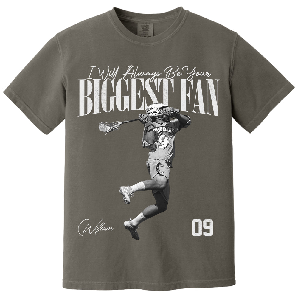 I'll Always Be Your Biggest Fan - Washed Tee Retro Bootleg Shirt For Lacrosse Players NA04 Li29