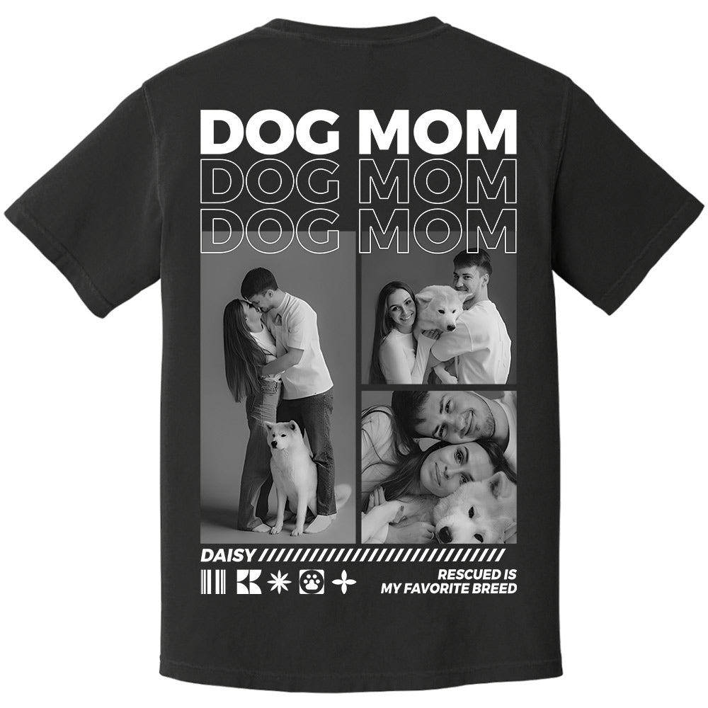 Dog Mom/Dog Dad, Personalized Shirt, Custom Photo Gift For Dog Lovers T1807