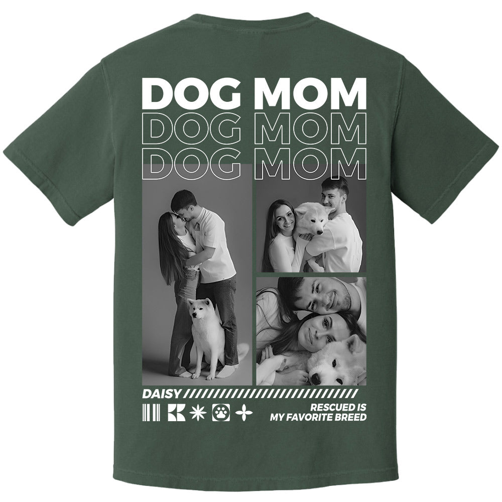 Dog Mom/Dog Dad, Personalized Shirt, Custom Photo Gift For Dog Lovers T1807