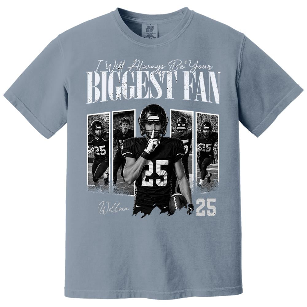 Custom Photo I'll Always Be Your Biggest Fan Football Mom Gift Idea L0411