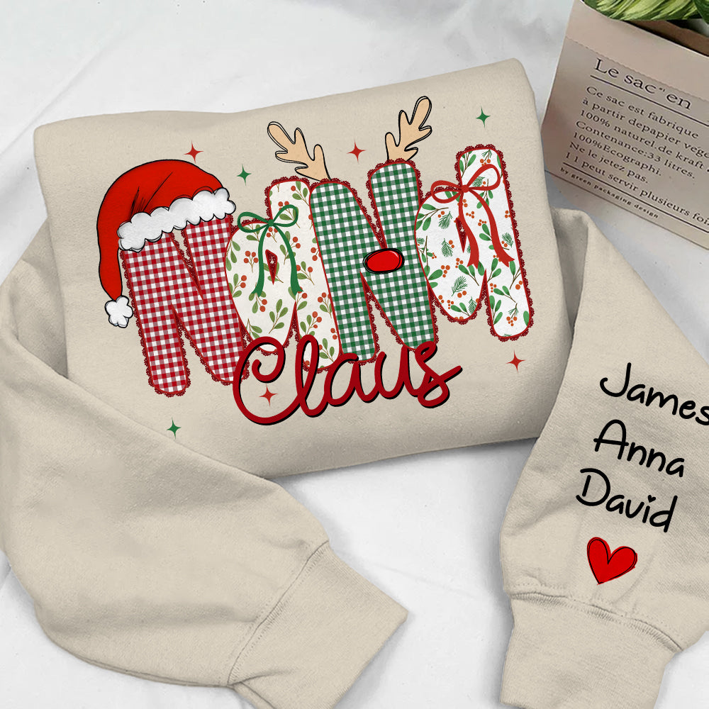 Gigi Claus Custom Sweatshirt - Best Family Christmas Gift for Grandma Na02 Nh00