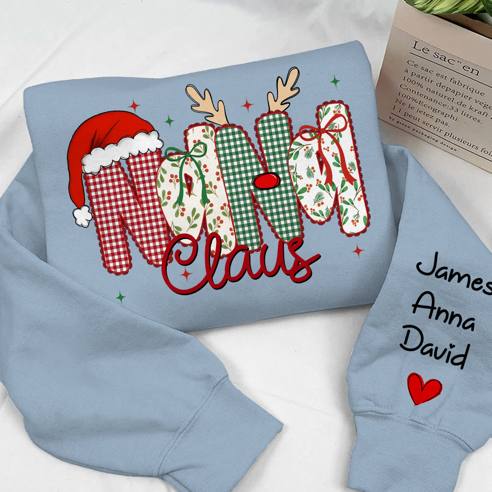Gigi Claus Custom Sweatshirt - Best Family Christmas Gift for Grandma Na02 Nh00