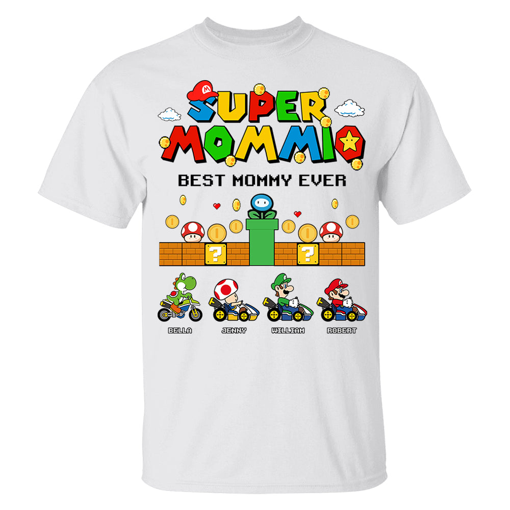 Customized Super Mummio Retro Gaming, Mario Character Shirt, Mother's Day Gift L0411 Li29