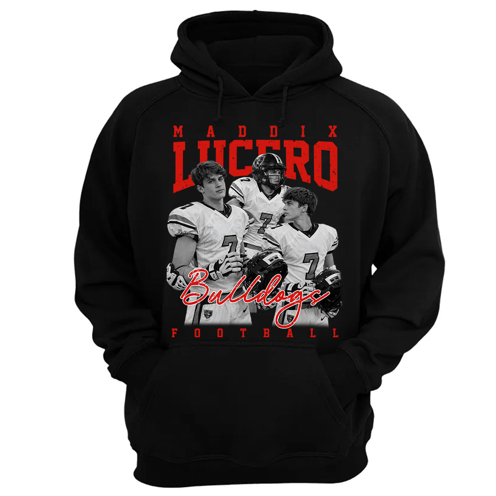 Personalized Washed Tee Retro Bootleg Shirt For Football Players NA04 T24