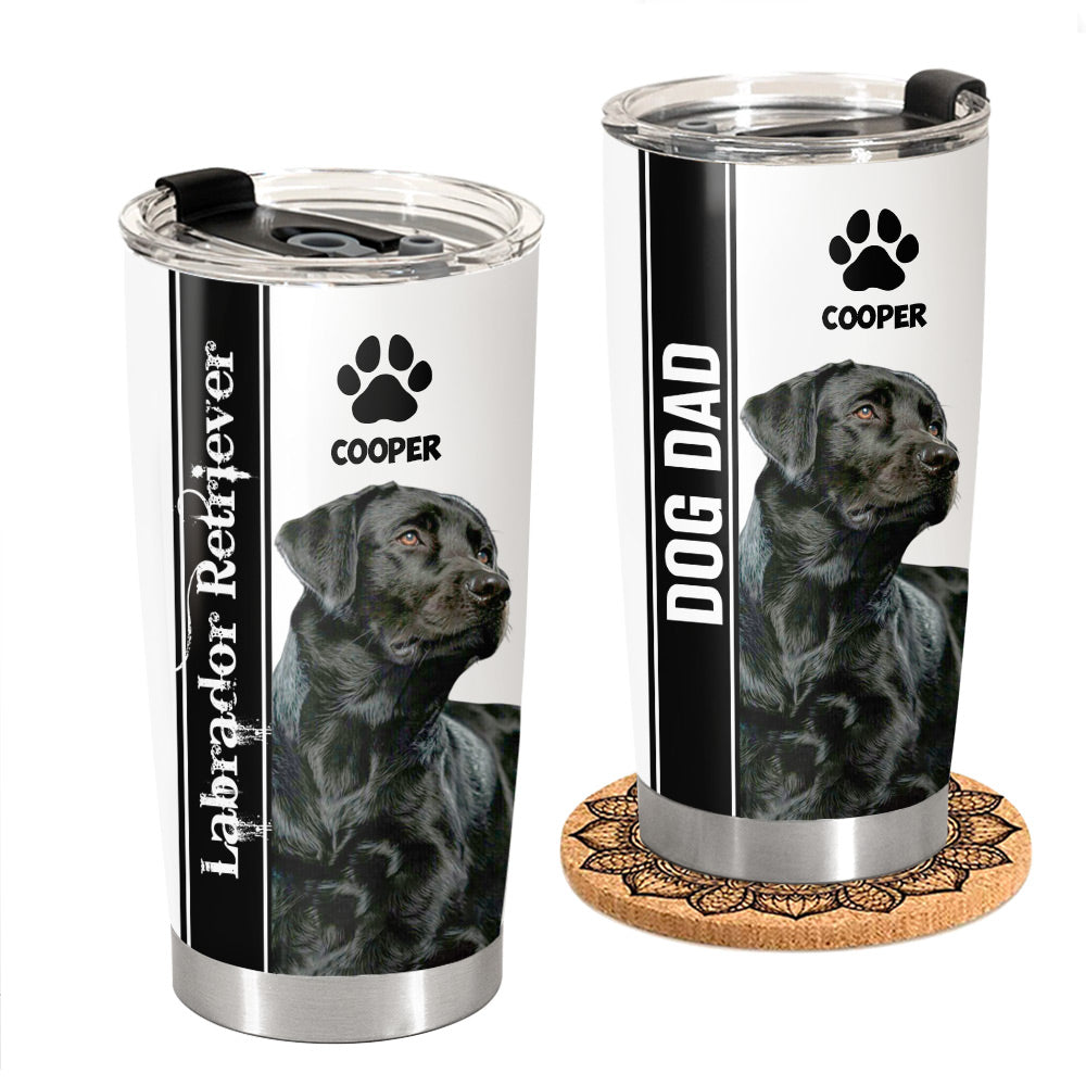 Personalized Tumbler Custom Photo Gift For Dog Lovers T1807 Li29