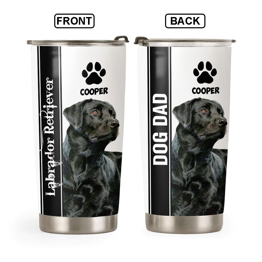Personalized Tumbler Custom Photo Gift For Dog Lovers T1807 Li29