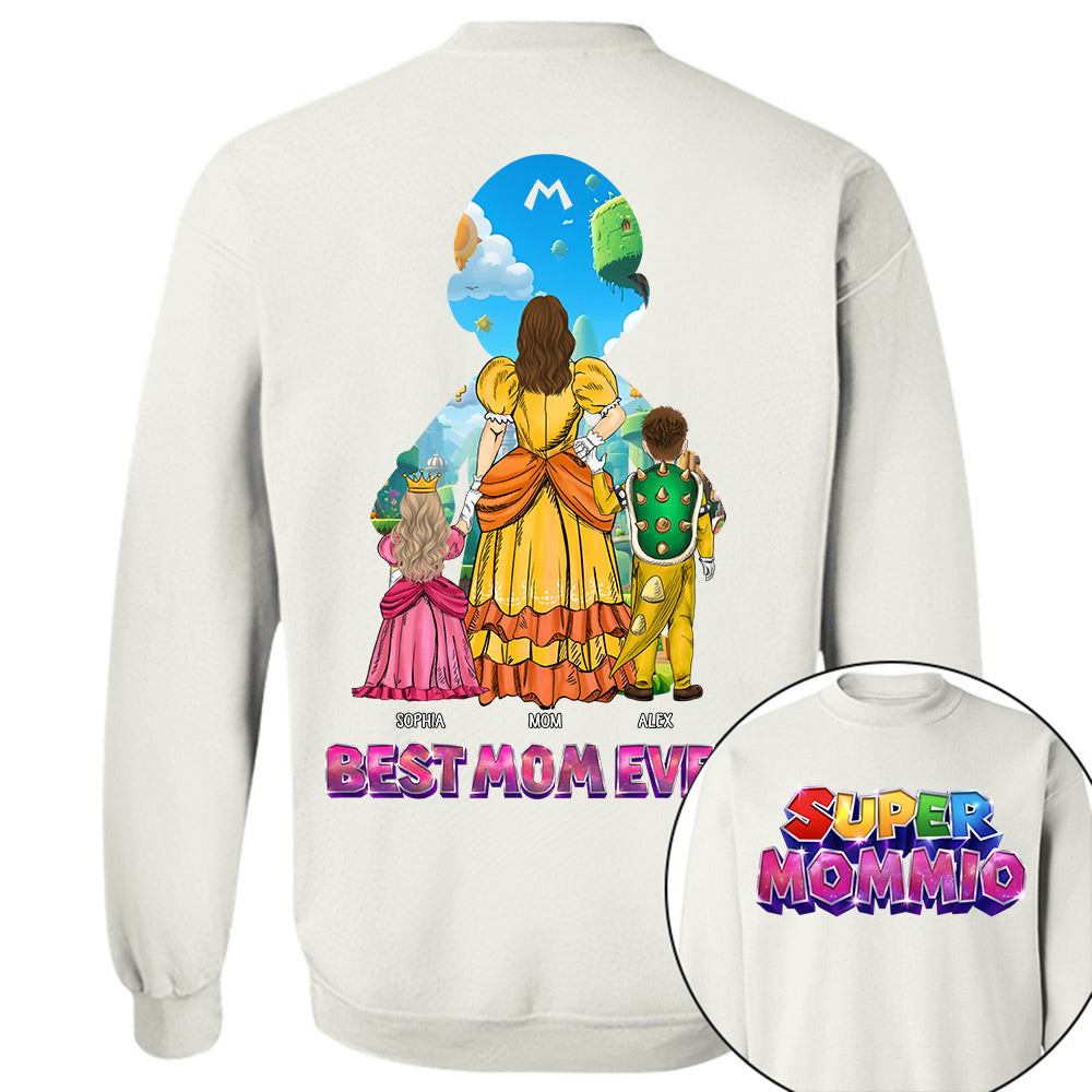 Personalized Best Mom Ever Shirt, Gift For Mommio,  Mother's Day L0411