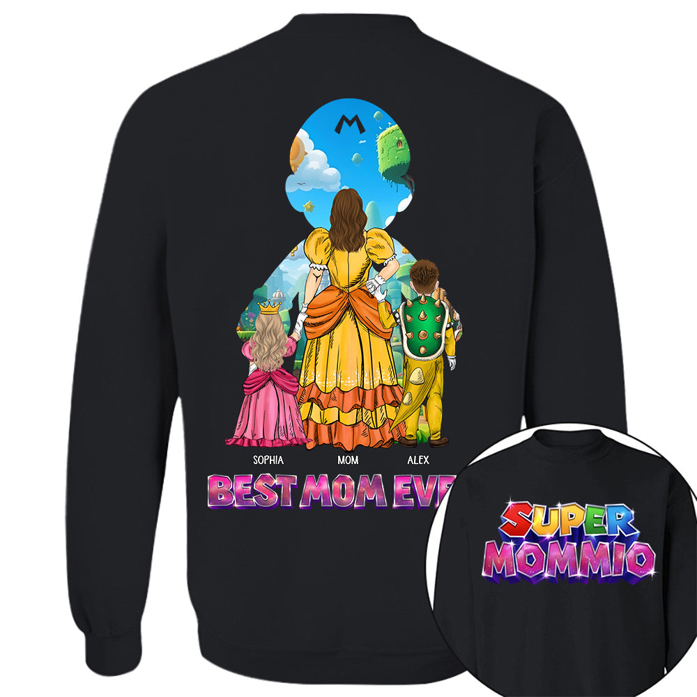 Personalized Best Mom Ever Shirt, Gift For Mommio,  Mother's Day L0411