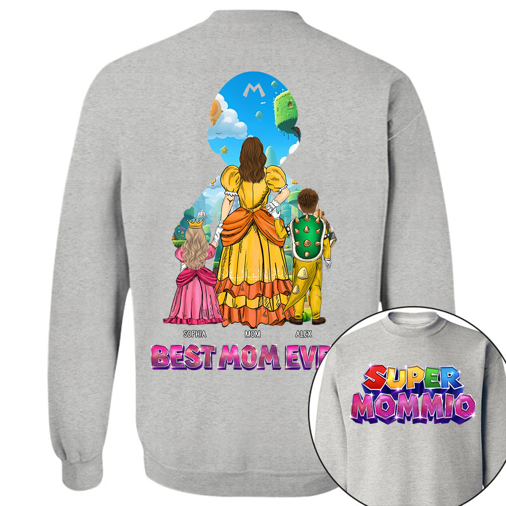 Personalized Best Mom Ever Shirt, Gift For Mommio,  Mother's Day L0411