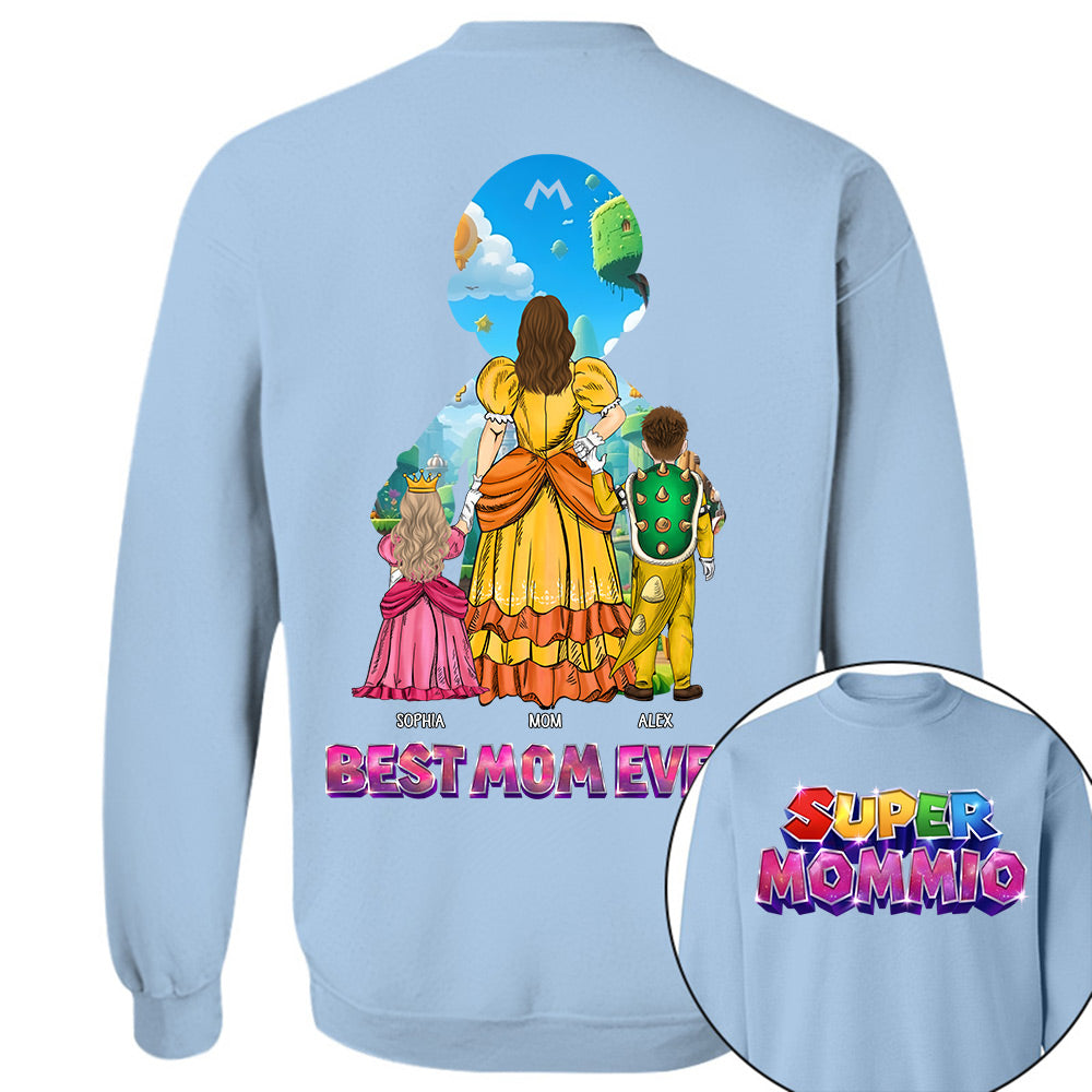 Personalized Best Mom Ever Shirt, Gift For Mommio,  Mother's Day L0411