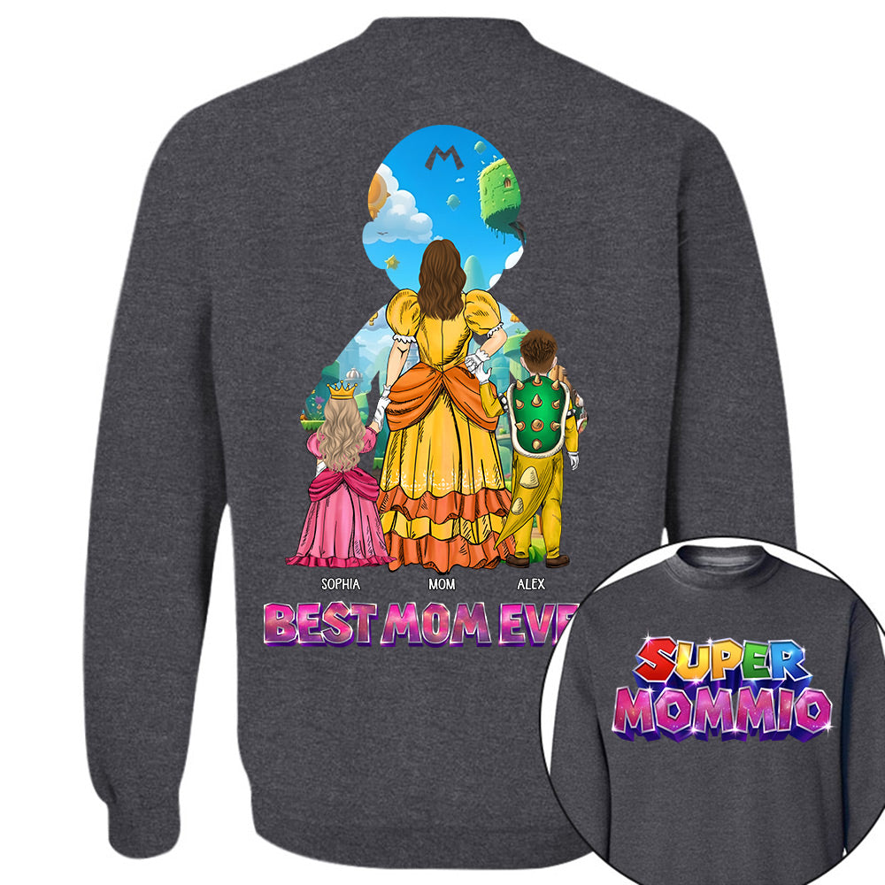 Personalized Best Mom Ever Shirt, Gift For Mommio,  Mother's Day L0411