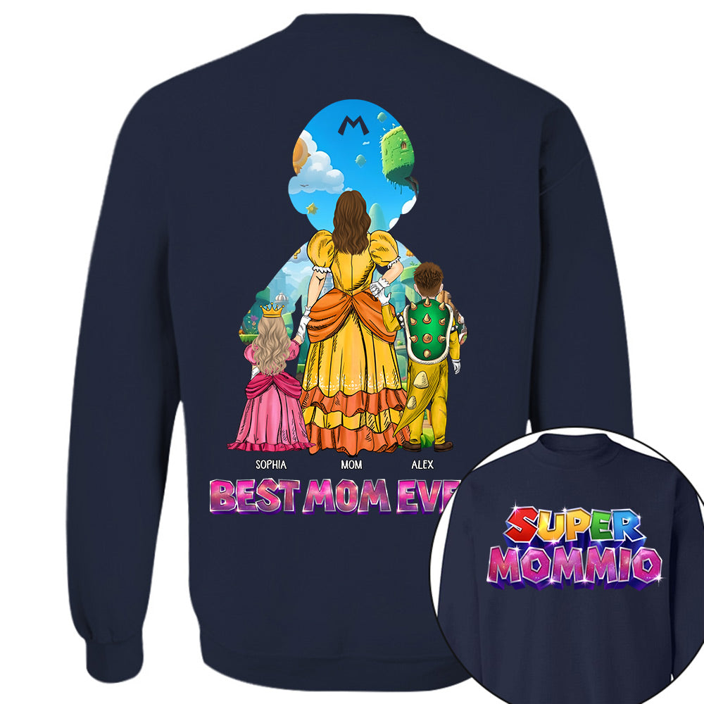 Personalized Best Mom Ever Shirt, Gift For Mommio,  Mother's Day L0411