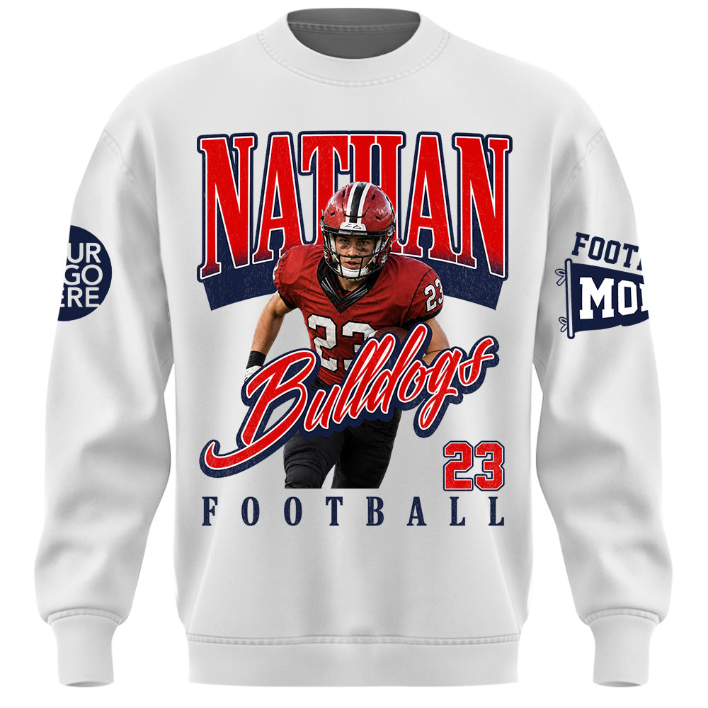 Personalized Football Mom Shirt Gift For Sport Family L0411 T24