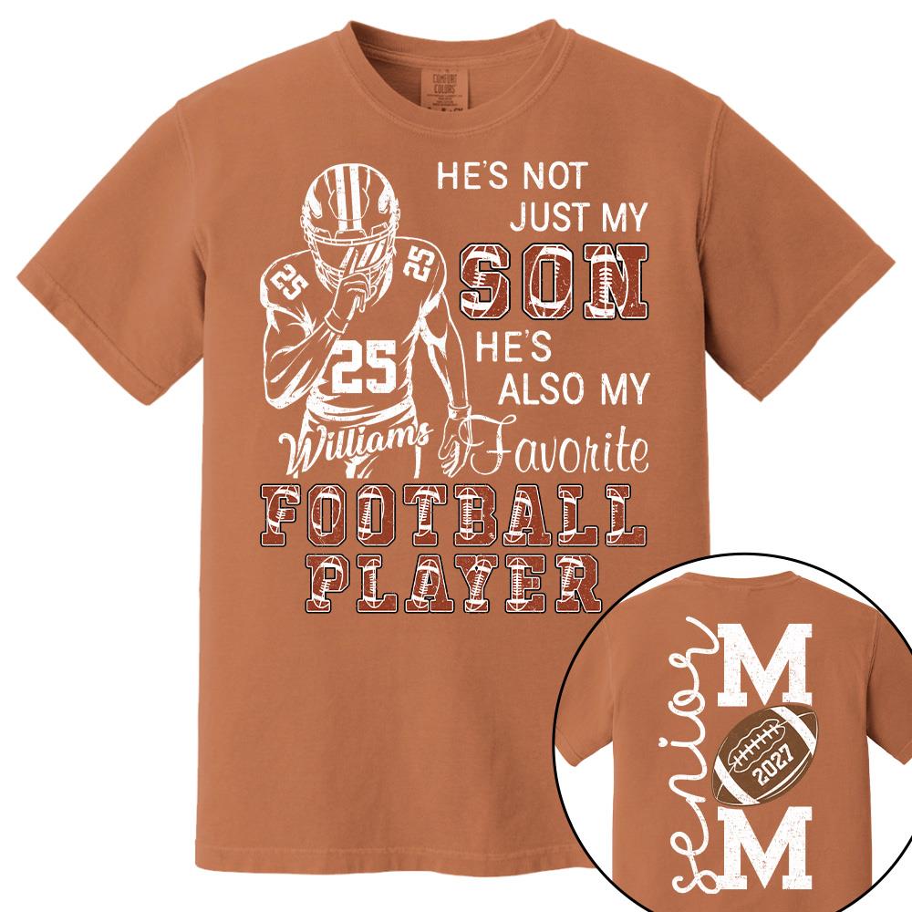 Custom Senior Football Mom 2027 Shirt, Sports Mom Gift L0411 Hv01