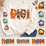 Custom Gigi Mimi Nana Mama Little Dumpling Shirt, Trendy Halloween Sweatshirt L0411 Hv01
