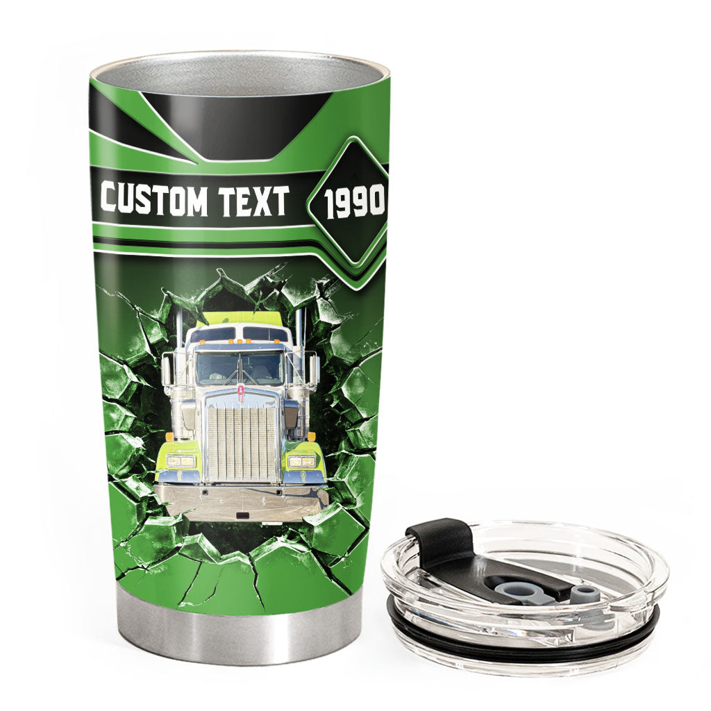 This Is How I Roll - Custom Photo Truck Tumbler - Gift for Father's Day, Truckers A2110