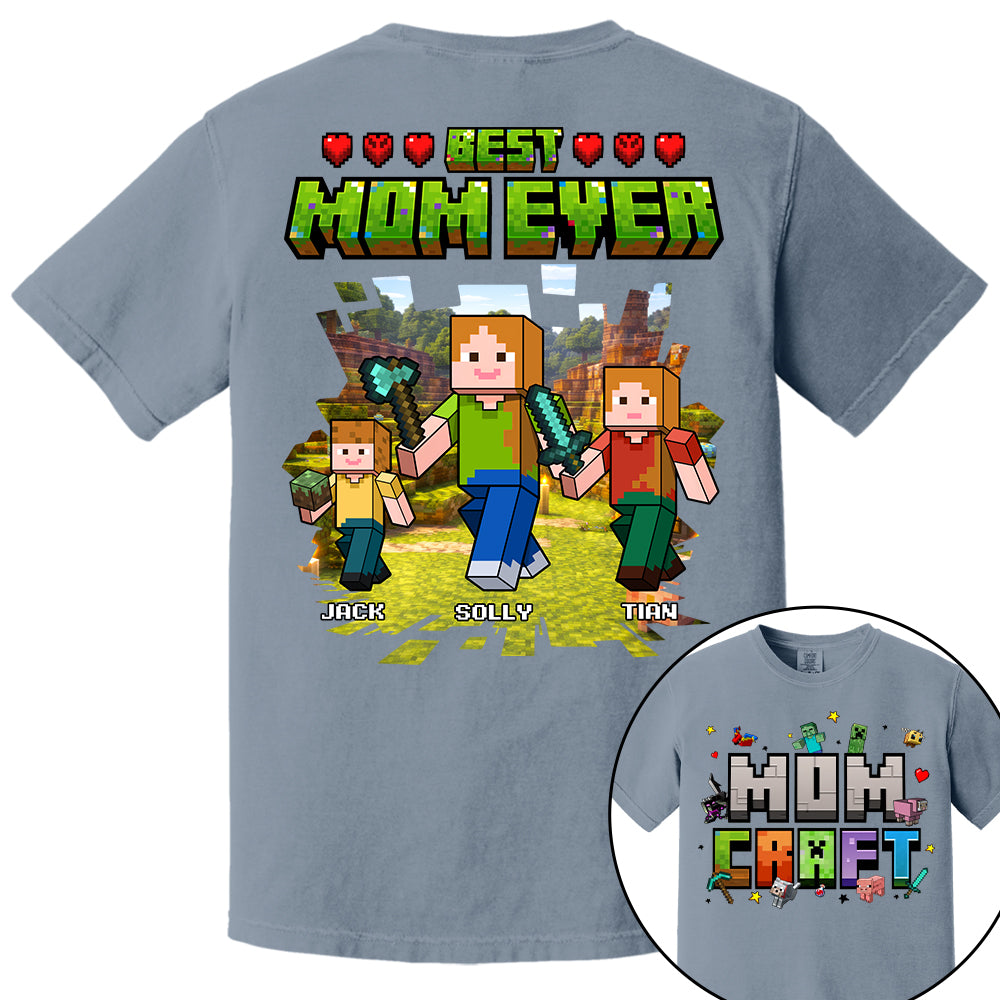 MomCraft - Best Mom Ever -Personalized Shirt  - Gift For Mom, Mother's Day T1807 T24