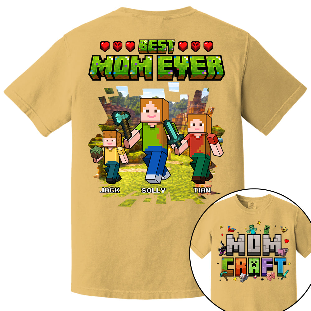 MomCraft - Best Mom Ever -Personalized Shirt  - Gift For Mom, Mother's Day T1807 T24