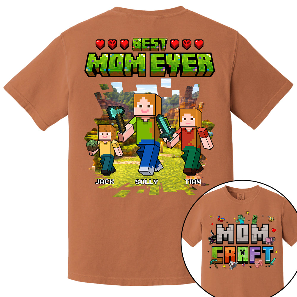 MomCraft - Best Mom Ever -Personalized Shirt  - Gift For Mom, Mother's Day T1807 T24