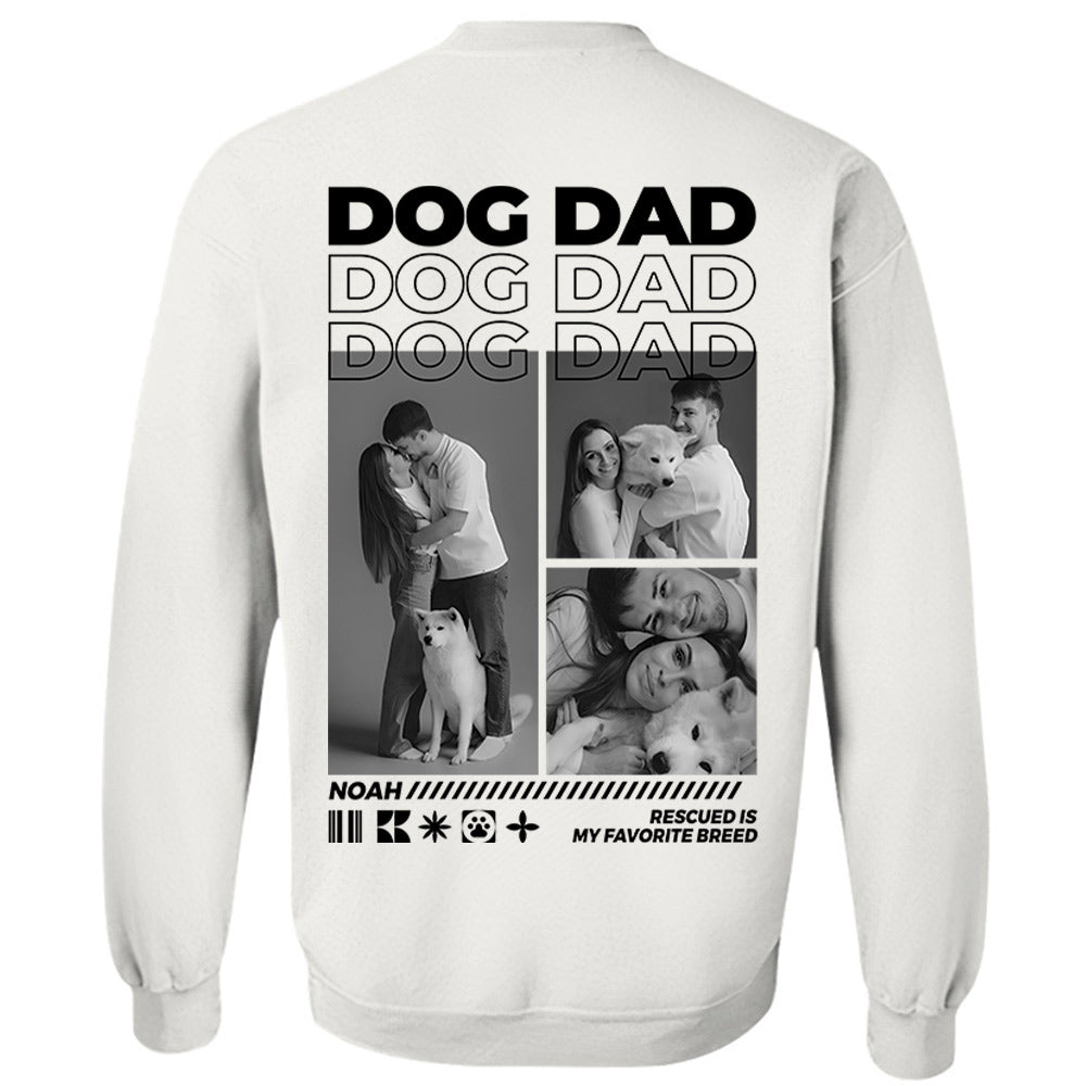 Dog Mom/Dog Dad, Personalized Shirt, Custom Photo Gift For Dog Lovers T1807