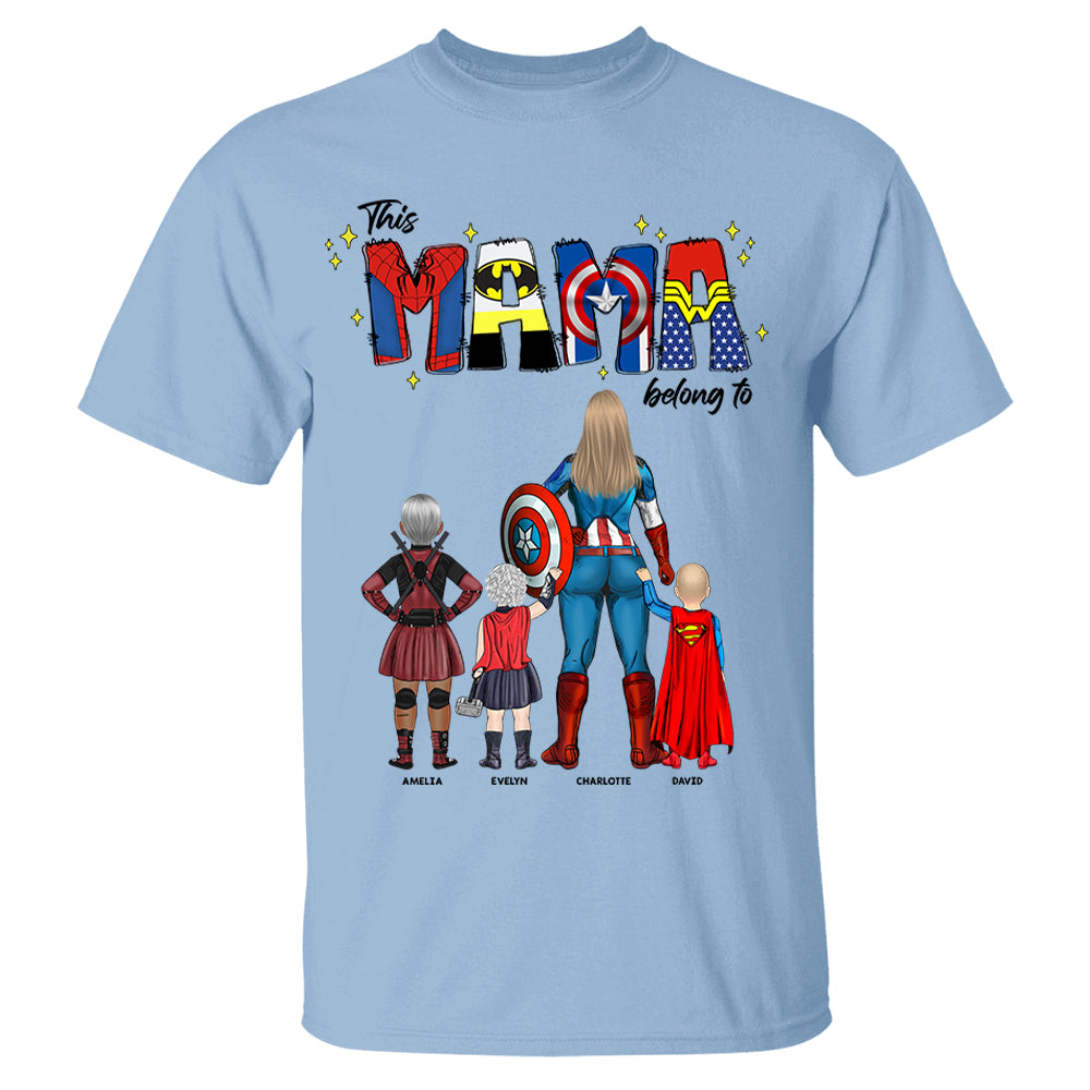 This Mama Belongs To - Personalized Gifts For Mom NA04 Hv01