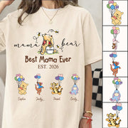 Custom Mama Grandma Bear  Sweatshirt, Mama Bear Shirt, Personalized Shirt Gift For Mom, Grandma, Custom Mother's Day Sweatshirt Shirt MI209